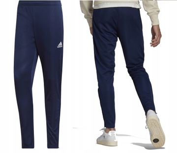 ADIDAS SPODNIE DRESY zwężane trenigowe ENTRADA XL
