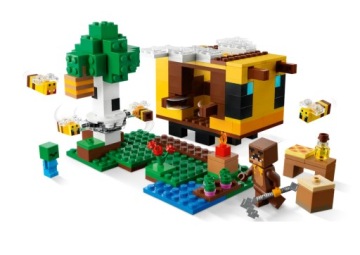 НАБОР ДЕТСКИХ УЛЕЙ LEGO MINECRAFT BEE ZOMBIE BEES 254 EL