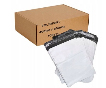 FOLIOPAKI KURIERSKIE MOCNE 40x50 100 SZTUK