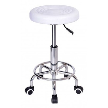 КОСМЕТИЧЕСКИЙ СТУЛ, ПОВОРОТНЫЙ СТУЛ, БЕЛЫЙ