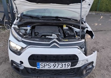 Citroen C3 III Hatchback Facelifting 1.2 PureTech 110KM 2023 Citroen C3 2023r, 1.2 Benzyna. Uszkodzony lewy przod. Jezdzi. 1.2 110KM, zdjęcie 4