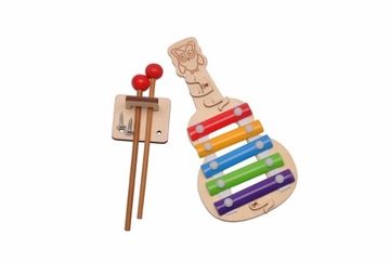 CYMBAŁKI GITARKA + UCHWYT DO TABLICY SENSORYCZNEJ