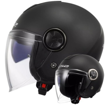 Мотоциклетный шлем LS2 OF620 CLASSY BLACK open Jet XXL