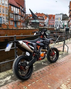 Крепление зажимом + 1 зажим HB Husaberg FE FS FX TE 250 300 390 450 501