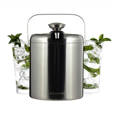 Контейнер для льда BUCKET THERMAL + щипцы KAMILLE