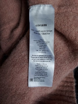 CREAM sweter narzutka wełna alpaka XS