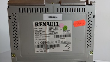 RENAULT CLIO IV РАДИО НАВИГАЦИЯ 281158826R