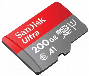 SANDISK 200 ГБ micro SDXC UHS-I A1 ULTRA 100 МБ+SD