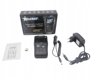 КОМБИНИРОВАННЫЙ ИЗМЕРИТЕЛЬ FindSAT VF-6800P DVB-S2 DVB-T2/C