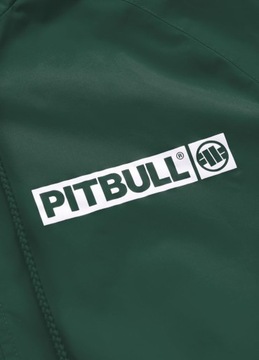 Męska Kurtka Wiosenna z Kapturem Wiatrówka Pitbull Limited Athletic Logo