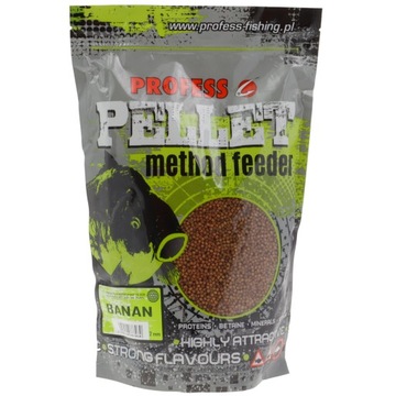 Pellet wędkarski zanętowy 2 mm Method Feeder BANAN 700 g