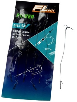 Gotowe Przypony POWER Do Metody Method Feeder Na Plecionce Z Igłą rozm - 8