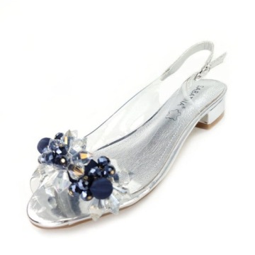 САНДАЛИИ SABATINA 380-9 ПРОЗРАЧНОЕ СЕРЕБРО 39
