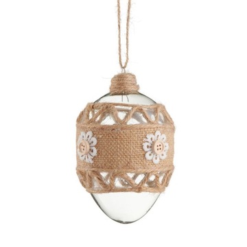 Bombka szklana jajko eco 12 cm VILLA ITALIA