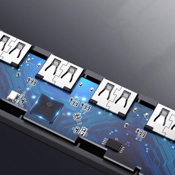 АДАПТЕР UGREEN USB HUB 4 В 1 НА 4X USB 3.0 + СЕРЫЙ КАБЕЛЬ USB-C 15 СМ £ 5