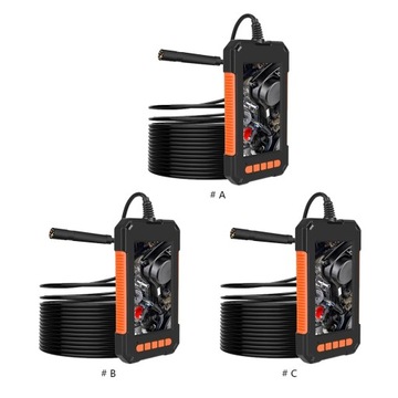 8-миллиметровая промышленная эндоскопическая камера 4,3-дюймовый ЖК-дисплей 1080P HD для осмотра эндоскопа