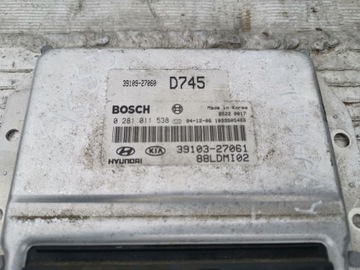 JEDNOTKA 0281011538 39103-27061 KIA CERATO I 2.0