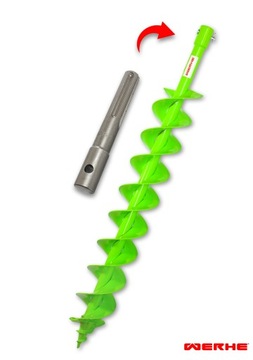 Świder Wiertło do Gleby 100H mm Adapter SDS Max