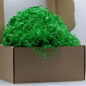 Wypełniacz Dekoracyjny Z Bibuły Zielony 50g