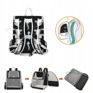 Сумка-рюкзак-транспортер для кошек и собак