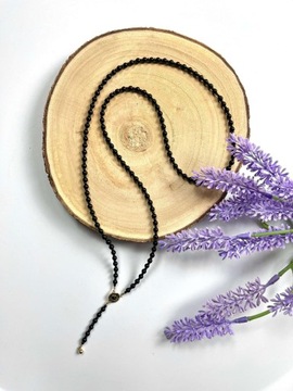 Różaniec onyks kamień naturalny stal chirurgicza