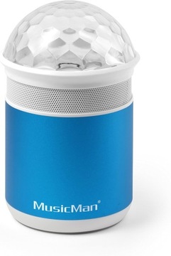PRZENOŚNY GŁOŚNIK BLUETOOTH DISCO LED USB FM MICROSD