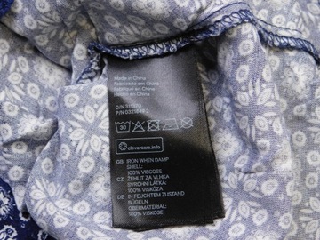 2505m46 H&M bluzka GRANATOWA wzór _ 32