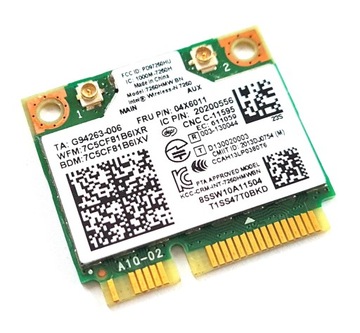 КАРТА WIFI INTEL WIRELESS-N 7260 BT 04X6011 LENOVO