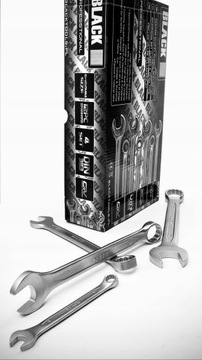 НАБОР КЛЮЧЕЙ КЛЮЧИ НАКИДНЫЕ ОТКРЫТЫЕ 6-22 мм 12 шт. CR