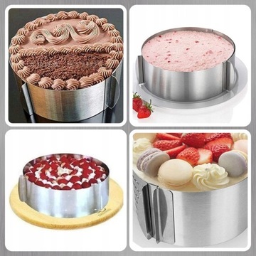 RANT DO TORTU 15cm REGULOWANY 16-30cm TORTOWNICA OBRĘCZ DO CIAST