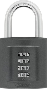 КОМБИНИРОВАННЫЙ НАВЕСНОЙ ЗАМОК ABUS 158/50 С ПЕРЕМЕННЫМ КОДОМ, 4 РЯДА