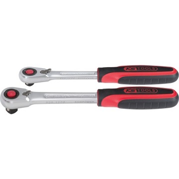 KS Tools 920.0002 SlimPOWER Zestaw grzechotek, 2-szt, 1/4