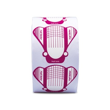 ШАБЛОНЫ НОГТЕЙ Формы для наращивания 100 шт.