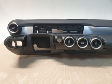 ПАНЕЛЬ КОНСОЛИ MERCEDES W177 AMG КОЖА БЕЛАЯ РЕЗЬБА