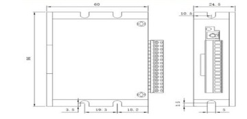 КОНТРОЛЛЕР ДВИГАТЕЛЯ BLDC BLD-120B замкнутый контур 6А 30В