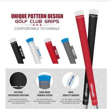 Golf Club Grip Replacement Comfort Shock Absorption Standard Cover Black