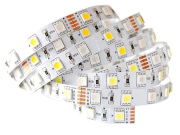TAŚMA LED RGB+CW (BIAŁY ZIMNY) 14,4W/1M ROLKA 5M
