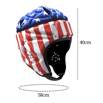 Головной убор для регби-хоккея с защитной маской, стиль A