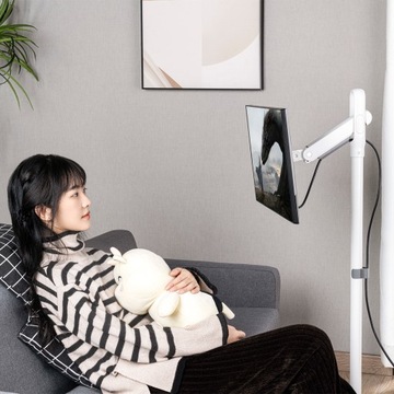 Мобильная напольная подставка на колесиках для ТВ-монитора 17-35