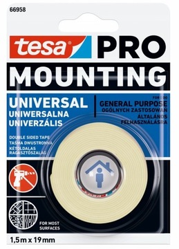 Taśma piankowa tesa PRO Mounting 1,5m uniwersalna