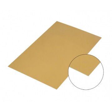 Blacha aluminiowa złota lustro 30 x 60 cm