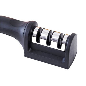 ТВЕРДАЯ ТОЧИЛКА ДЛЯ КУХОННЫХ НОЖНИЦ, КОМПАКТНЫЕ ТРЕХФАЗНЫЕ КОЛЕСА 3в1