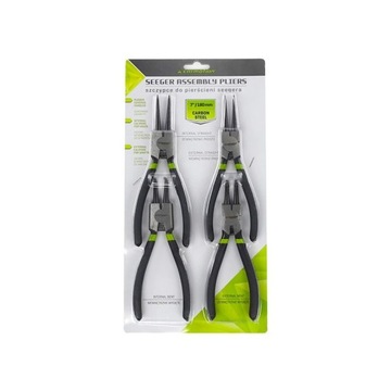 ЩИПЦЫ ДЛЯ КОЛЬЦ SEEGER НАБОР ЩИПЦОВ ДЛЯ КОЛЬЦ SEEGER ВНУТРЕННЯЯ ВНЕШНЯЯ
