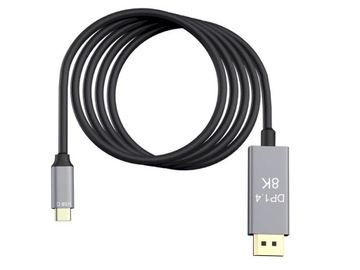 Кабель DisplayPort USB Type-C 1,4 видео аудио 8k 4k 2k 1,8 м