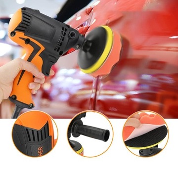 НАБОР МАШИНЫ ДЛЯ ПОЛИРОВКИ АВТОМОБИЛЯ С 14 ГУБКАМИ