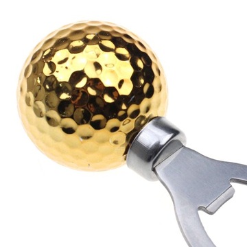 Otwieracz do butelek z piłeczkami golfowymi, otwieracz do butelek wina z piwem Narzędzia do wina z piwa, złoto