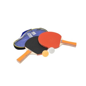 НАБОР ДЛЯ ПИНГ-ПОНГА В ЧЕХОЛЕ, РАКЕТКИ, ПАДЛЕТЫ, МЯЧИ
