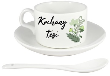 Filiżanka prezent dla teścia, teść + imię, 1