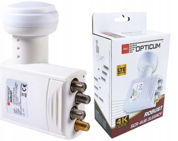Konwerter LNB Unicable Opticum Robust SCR + TRIPLE Legacy