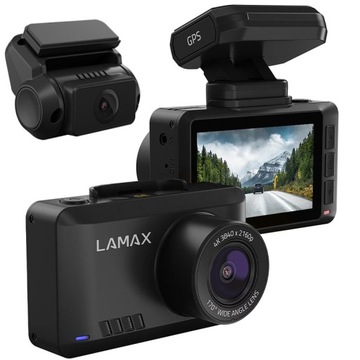 Wideorejestrator Lamax T10 + tylna kamera